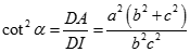 Cho tứ diện ABCD có DA, DB, DC đôi một vuông góc. Gọi anpha, beta, gama lần lượt là góc giữa các đường thẳng DA, DB, DC với mặt phẳng (ABC)  (ảnh 7)