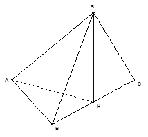 Cho hình chóp S.ABC  thỏa mãn SA = SB = SC. Tam giác ABC  vuông tại A. Gọi H  là hình chiếu vuông góc của S  lên mp(ABC). (ảnh 1)