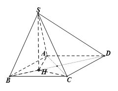 Cho hình chóp S.ABCD có đáy ABCD là hình thoi cạnh a  và có SA = SB = SC = a . Góc giữa hai mặt phẳng (SBD)  và (ABCD)  bằng (ảnh 1)