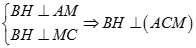 b) Gọi H, K lần lượt là hình chiếu của B trên AM và AC. Khẳng định nào sau đây là sai? (ảnh 1)