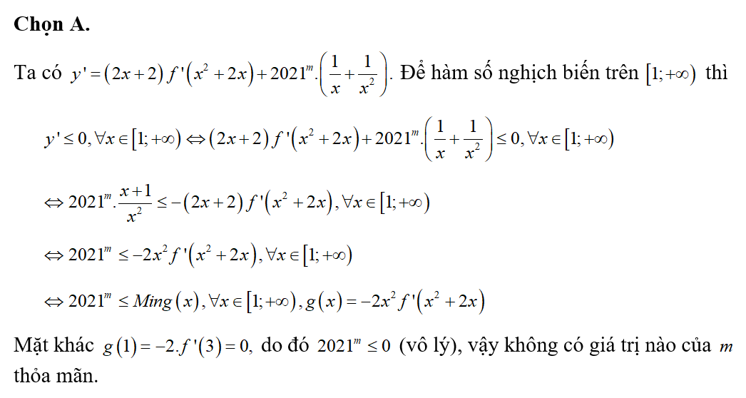 Cho hàm số f(x)= ax^3+bx^2+cx+d,(a,b,c,d là các hệ số thực và a khác 0 có đồ thị f'(x) như hình bên. (ảnh 2)