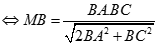 e) Tìm vị trí của M để diện tích tam giác BHK lớn nhất. D. M là các giao điểm của đường tròn đường kính BC (ảnh 8)