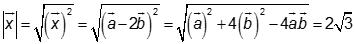 Cho hai vec tơ a, b thỏa mãn trị tuyệt đối vecto a = 4, trị tuyệt đối vecto b = 3, vecto a. vecto b = 10. Xét hai véc tơ ; . (ảnh 8)