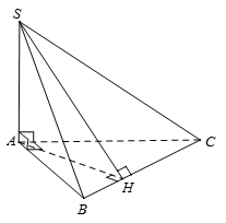 Cho hình chóp S.ABC có SA vuông góc (ABC) và đáy ABC vuông ở A. Khẳng định nào sau đây sai ? (ảnh 1)