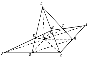 Cho hình chóp S.ABCD có đáy ABCD là hình chữ nhật với AB = a, BC = a căn bậc hai 3, mặt bên SBC là tam giác vuông tại B,  (ảnh 1)