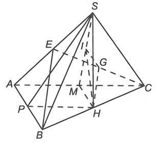 Cho hình chóp SABCD  có đáy ABC là tam giác vuông tại A, AB = a căn 2 , AC = a căn 5 . Hình chiếu của điểm S trên mặt phẳng (ảnh 1)
