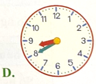 Hôm nay, lớp 3A có bài kiểm tra 15 phút. Bài kiểm tra bắt đầu lúc 8 giờ 25 phút. Đồng hồ (ảnh 4)