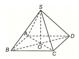 Cho hình chóp đều SABCD  như hình vẽ. Phép đối xứng qua mặt phẳng ( SAC)  biến hình chóp (ảnh 1)