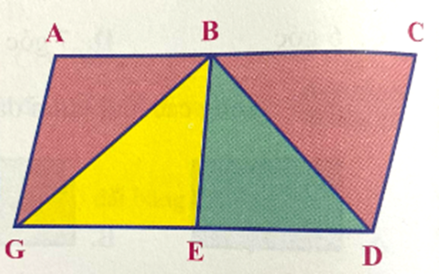 Viết tên các hình tam giác và hình tứ giác có trong hình dưới đây Hình vẽ bên có các hình tam giác (ảnh 1)