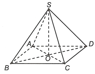 Cho khối chóp đều S.ABCD có tất cả các cạnh đều bằng a căn bậc hai 3. Thể tích V của khối cầu ngoại tiếp hình chóp là (ảnh 1)