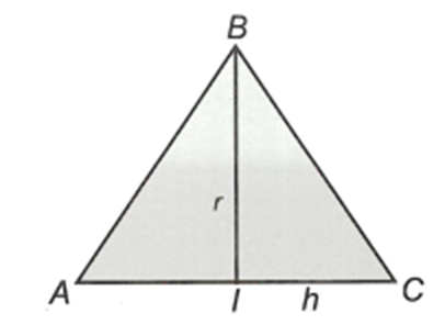 Giả sử đồ thị hàm số y = (m^2+1)x^4 - 2mx^2 + m^2 + 1 có 3 điểm cực trị là A, B, C mà xA < xB < xC. Khi quay tam giác ABC quanh cạnh AC ta được một khối tròn xoay. (ảnh 1)