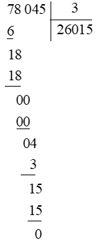 Trong các phép tính sau, phép tính có kết quả nhỏ nhất là: A. 13 162 x 4 B. 80 (ảnh 3)