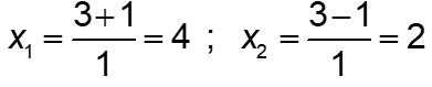 Cho phương trình: x^2 - 2mx + 4m - 4 = 0 (1)  a) Giải phương trình với m = 3 (ảnh 1)