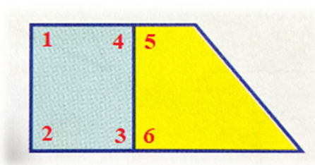 Số góc vuông có trong hình bên là: A. 4 góc B. 5 góc C. 6 góc D. 7 góc (ảnh 2)