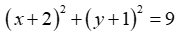 Trong mặt phẳng tọa độ Oxy , viết phương trình đường tròn (C')  là ảnh của x^2 + y^2 - 2x + 4y - 4 = 0  qua phép quay . (ảnh 1)