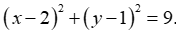 Trong mặt phẳng tọa độ Oxy , viết phương trình đường tròn (C')  là ảnh của x^2 + y^2 - 2x + 4y - 4 = 0  qua phép quay . (ảnh 2)