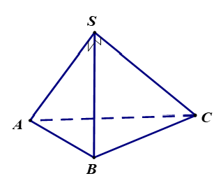 Cho khối chóp SABC có SA, SB, SC đôi một vuông góc với nhau và SA=a, SB=2a, SC=3a Thể tích của khối chóp SABC là (ảnh 1)