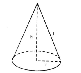 Hình nón (N) có thể tích bằng \(4\pi \) và chiều cao là 3. Tính bán kính đường tròn đáy của (ảnh 1)
