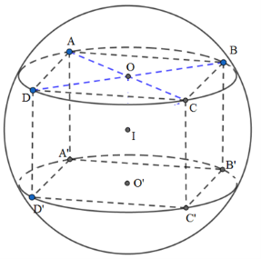 Tính thể tích V Tính thể tích V khối lập phương biết rằng khối cầu ngoại tiếp khối lập phương có thể tíchkhối lập phương biết rằng khối cầu ngoại tiếp khối lập phương có thể tích (ảnh 1)
