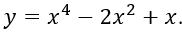 Hàm số nào trong các hàm số sau đây có đồ thị như hình vẽ?  A. y=-x^4+2x^2 (ảnh 6)