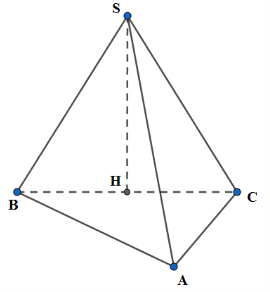 Cho hình chóp S.ABC có đáy ABC là tam giác vuông tại A, ABC = 30 độ. Tam giác ABC là tam giác (ảnh 1)