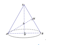 Cho hình nón có thiết diện qua trục là tam giác đều. Gọi v1,v2 lần lượt là thể tích của khối cầu (ảnh 1)