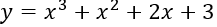 Tích của giá trị lớn nhất và giá trị nhỏ nhất của hàm số y=x^3+x^2+2x+3 trên đoạn [-1;2] là (ảnh 1)