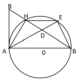 Cho tam giác ABC vuông tại A ( AB < AC ) , Đường cao AH . Trên tia HC lấy điểm D sao cho HD = HB . Vẽ CE vuông góc  với  AD ( EAD ).  a) Chứng minh: AHEC là tứ giác nội tiếp . (ảnh 1)