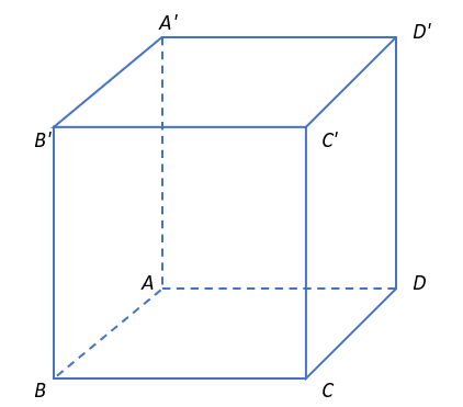 Tính thể tích khối lập phương có cạnh bằng  a căn 3. (ảnh 1)