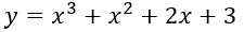Tích của giá trị lớn nhất và giá trị nhỏ nhất của hàm số y=x^3+x^2+2x+3 trên đoạn [-1;2] là (ảnh 5)