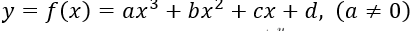 Cho hàm số y=f(x)=ax^3+bx^2+cx+d,(a≠0) có đồ thị như sau   Giá trị cực tiểu của hàm số là (ảnh 1)