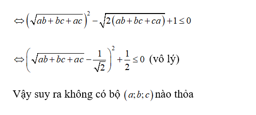 Cho a,b,c là ba số thực dương đôi một phân biệt. Có bao nhiêu bộ (a;b;c) thỏa mãn (ảnh 2)