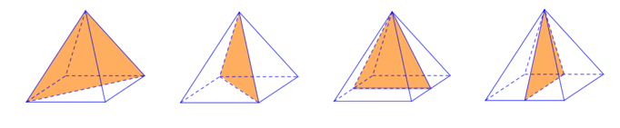 Khối chóp tứ giác đều có bao nhiêu mặt phẳng đối xứng? (ảnh 1)