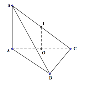 Cho tứ diện SABC có SA = 4a và SA vuông góc với mặt phẳng (ABC). Tam giác ABC vuông tại B (ảnh 1)