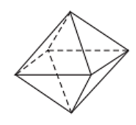 Đếm số đỉnh, số cạnh của khối đa diện lồi đều như hình vẽ sau:   (ảnh 1)