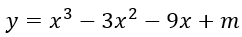 Tìm m để giá trị nhỏ nhất của hàm số y=x^3-3x^2-9x+m trên đoạn [0;4] bằng -25, khi đó hãy tính giá trị của biểu thức P=2m+1. (ảnh 1)