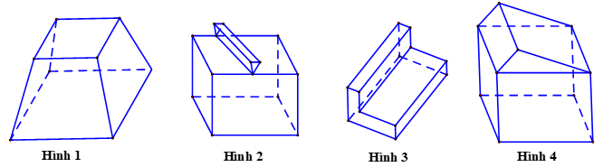 Cho các hình khối sau:   Hỏi có bao nhiêu khối đa diện lồi? (ảnh 1)