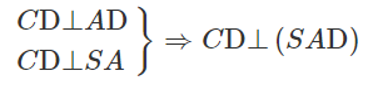 Hình chóp S.ABCD có đáy là hình thang vuông ABCD vuông tại A và D, có AB = 2a, AD = DC = a (ảnh 1)