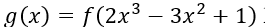 Cho hàm số bậc bốn y=f(x) có đồ thị như hình vẽ bên   Số điểm cực trị của hàm số g(x)=f(2x^3-3x^2+1) là (ảnh 2)