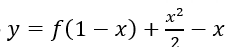Cho hàm số y=f(x) có đồ thị f^' (x) như hình vẽ   Hàm số y=f(1-x)+x^2/2-x nghịch biến trên khoảng (ảnh 2)