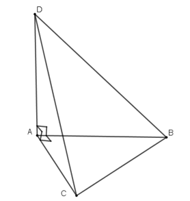 Cho hinh chóp  SABCcó đáy ABC là tam giác vuông tại  A có AB=3a, AC=2a  Cạnh bên SA vuông góc với đáy,   SA=4aThể tích của khối chóp SABC là (ảnh 1)