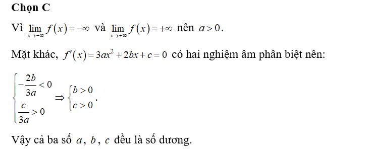 Cho hàm số y= f(x) = ax^3+ bx^2+ cx+1 ( a khác 0) có bảng biến thiên dưới đây (ảnh 2)