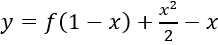 Cho hàm số y=f(x) có đồ thị f^' (x) như hình vẽ   Hàm số y=f(1-x)+x^2/2-x nghịch biến trên khoảng (ảnh 7)