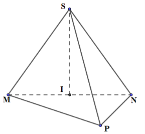 Tính thể tích khối chóp S.MNP biết SM = a căn bậc hai 3, tam giác MNP đều, tam giác SMN (ảnh 1)