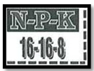 Một loại phân NPK có độ dinh dưỡng được ghi trên bao bì như ở hình bên.  Để cung cấp 17,2 kg nitơ, 3,5 kg photpho và 8,3 kg kali cho một thửa ruộng (ảnh 1)