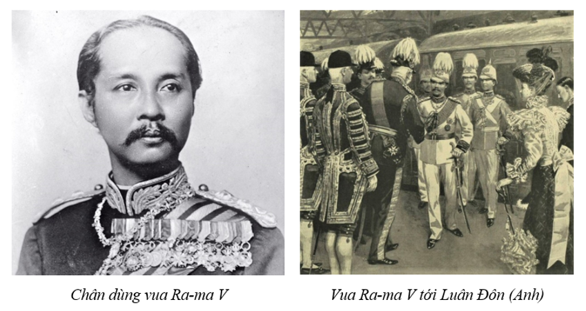 Sưu tầm tư liệu về vua Rama V - vị vua đã tiến hành cải cách ở Xiêm cuối thế kỉ XIX, đầu thế kỉ XX. Giới thiệu tư liệu đó với thầy cô và ban học. (ảnh 1)