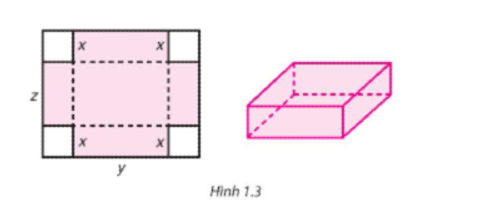 Bạn Thành dùng một miếng bìa hình chữ nhật để làm một chiếc hộp (không nắp) bằng cách (ảnh 1)