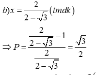 Cho P = (1 / (x - căn bậc hai x) + căn bẫ hai x / (x - 2 căn bẫ hai x + 1) : (căn bậc hai x / (x - 2 (ảnh 2)