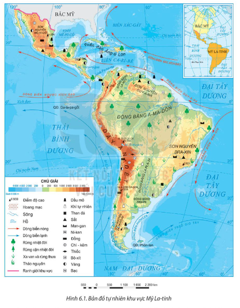 phạm vi lãnh thổ và vị trí địa lý đến sự phát triển kinh tế, xã hội của khu vực Mỹ La-tinh (ảnh 1)