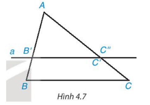 Cho ∆ABC có AB = 6 cm, AC = 9 cm. Trên cạnh AB lấy điểm B’, trên cạnh AC (ảnh 1)